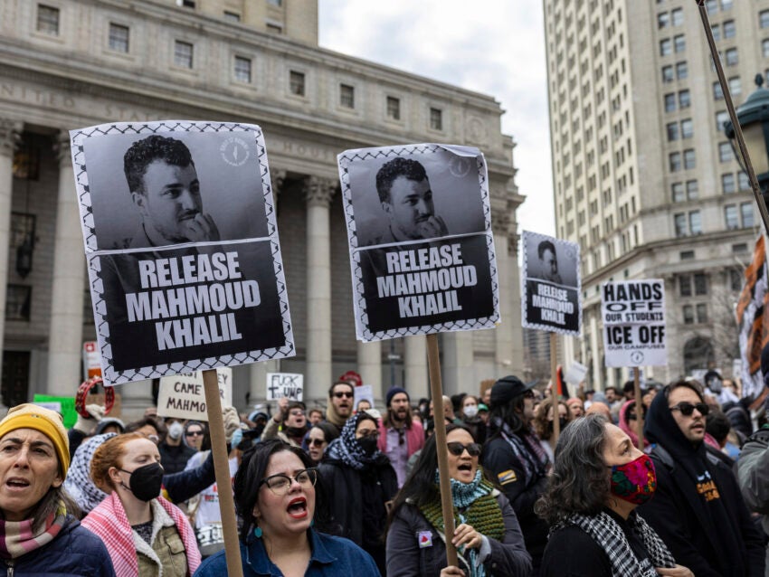 Trump administration’s crackdown on pro-Palestinian campus activists faces federal trial in Boston