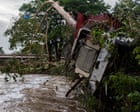Trump declares major disaster after floods – as it happened