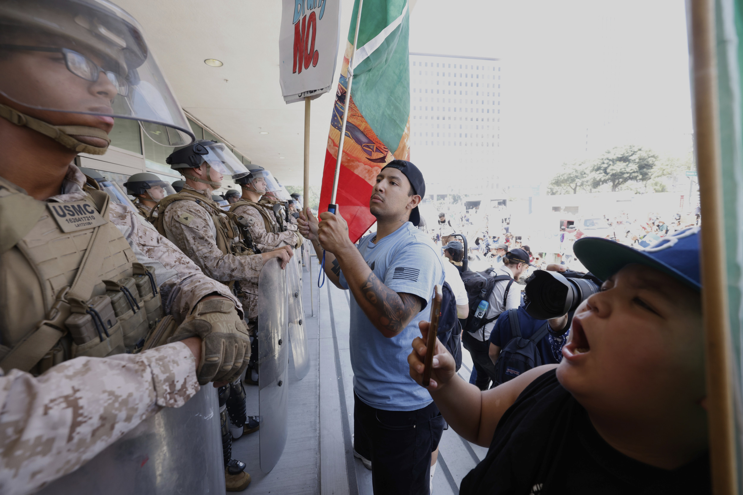 Trump Admin Declares ‘Unlawful Assembly’ as LA Protesters, Marines Clash