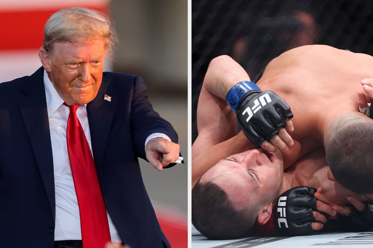 Donald Trump Said He Wants To Host A UFC Fight At The White House Next Year, And People Have Thoughts
