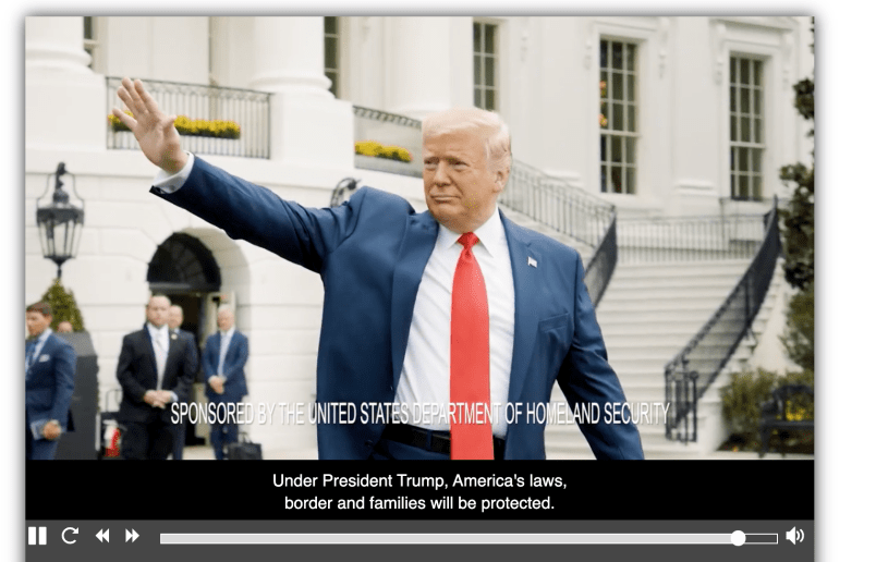 Your Taxpayer Dollars at Work — on Trump Campaign Ads