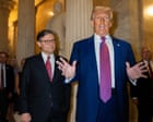 Johnson to quell internal House Republican revolt over Senate changes to Trump’s tax bill – live updates