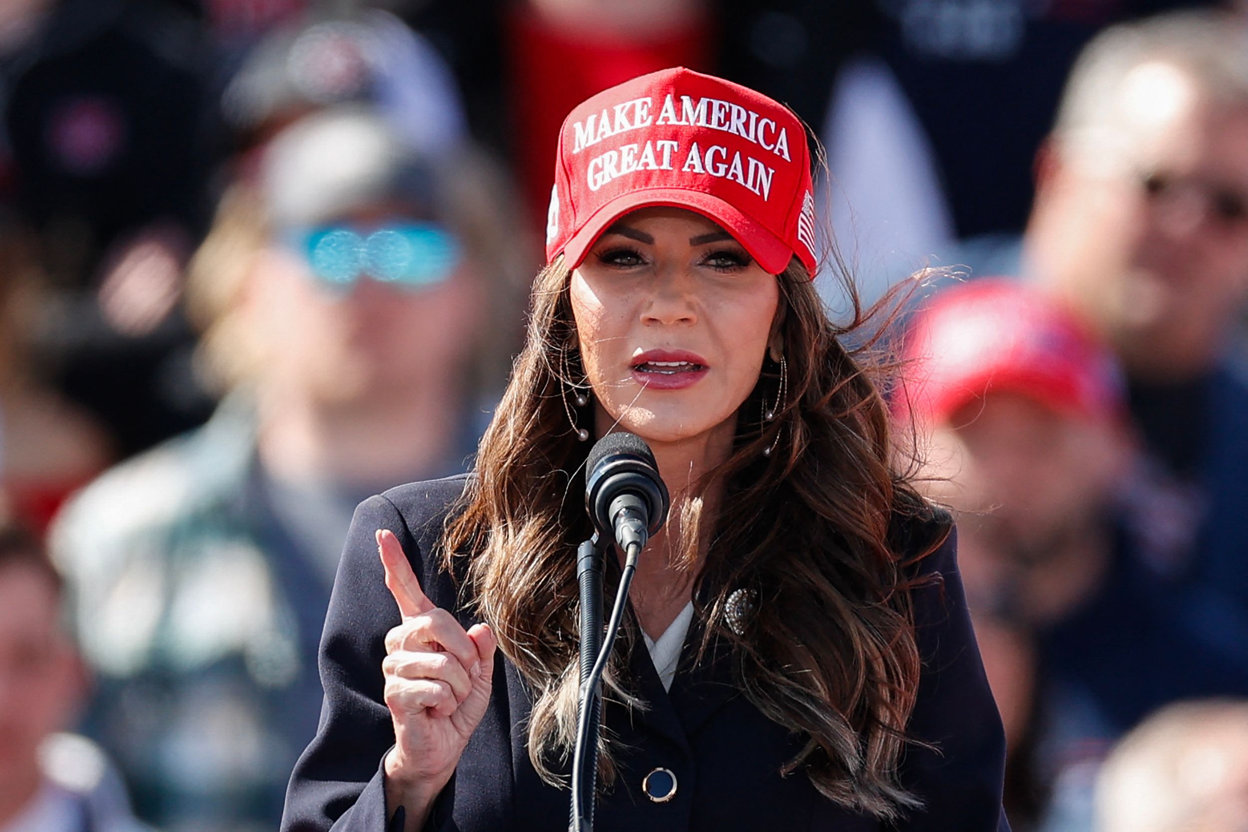 Kristi Noem Says Trump Is “Upholding Freedom” by Deporting Cannibals