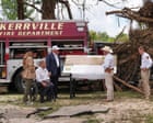Trump defends response to deadly Texas flooding after touring disaster area – live updates